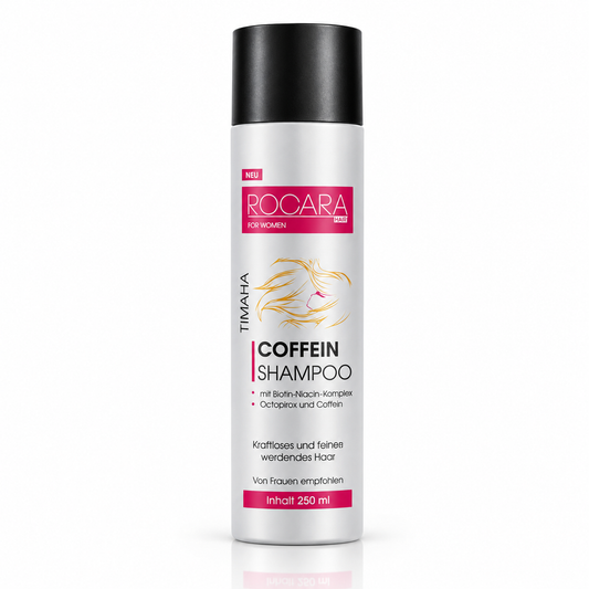Rocara Hair – TIMAHA Koffein-Shampoo für Haarwachstum – 250 ml für Frauen