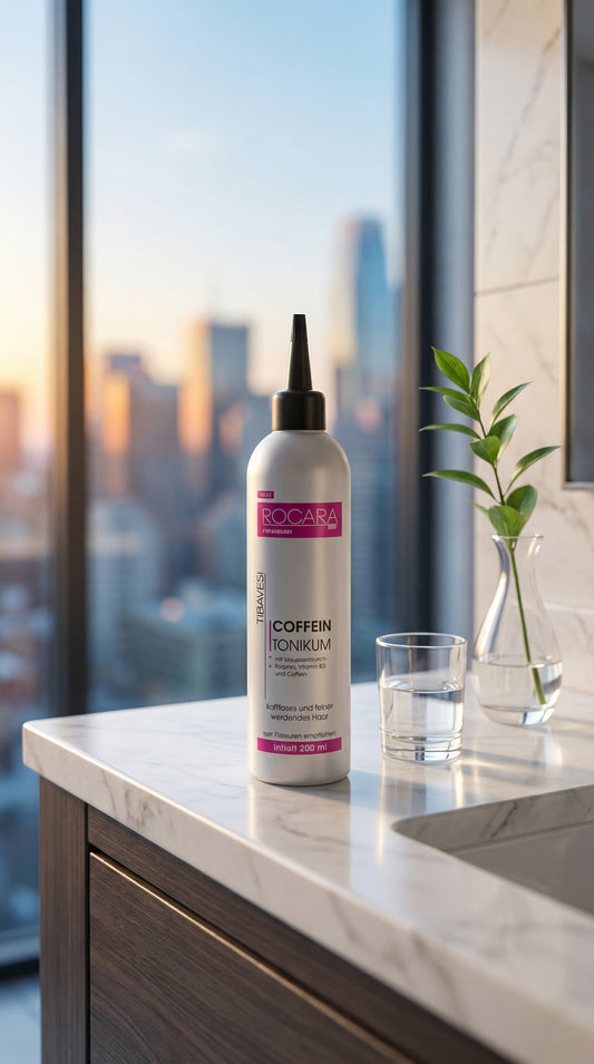 Rocara Hair – Koffein-Shampoo 250 ml und Koffein-Tonic 200 ml – Haarwuchs-Set für Frauen